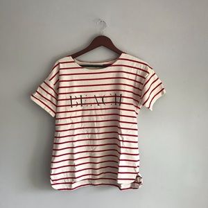 Madewell striped “Beach” shirt